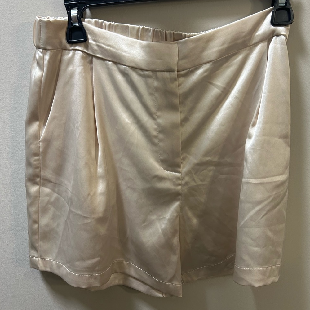 Satin shorts